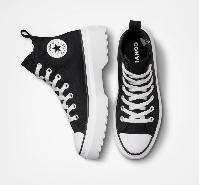 Converse Chuck Taylor All Star Lugged Lift Platform Canvas Black/Black/White