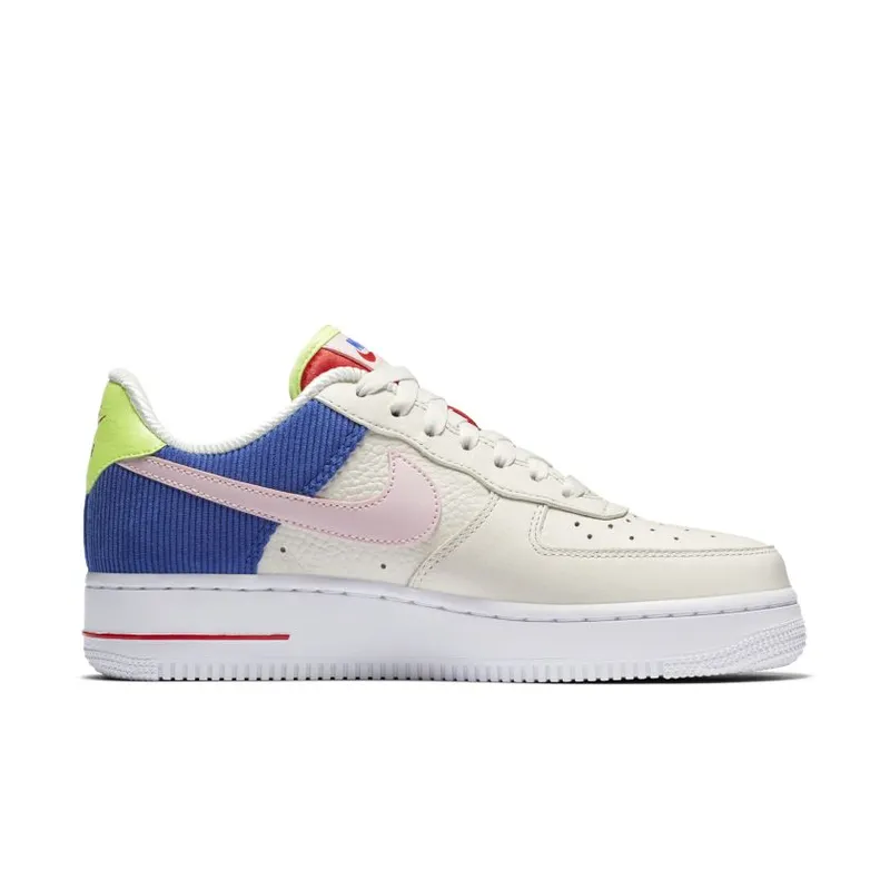 Nike Air Force 1 Low Corduroy (W) Sail/Arctic Pink-Racer Blue (AQ4139-101)