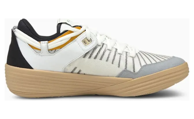 Puma x KUZMA Clyde All-Pro basketbalschoenen Wit/Beige (194835-01)