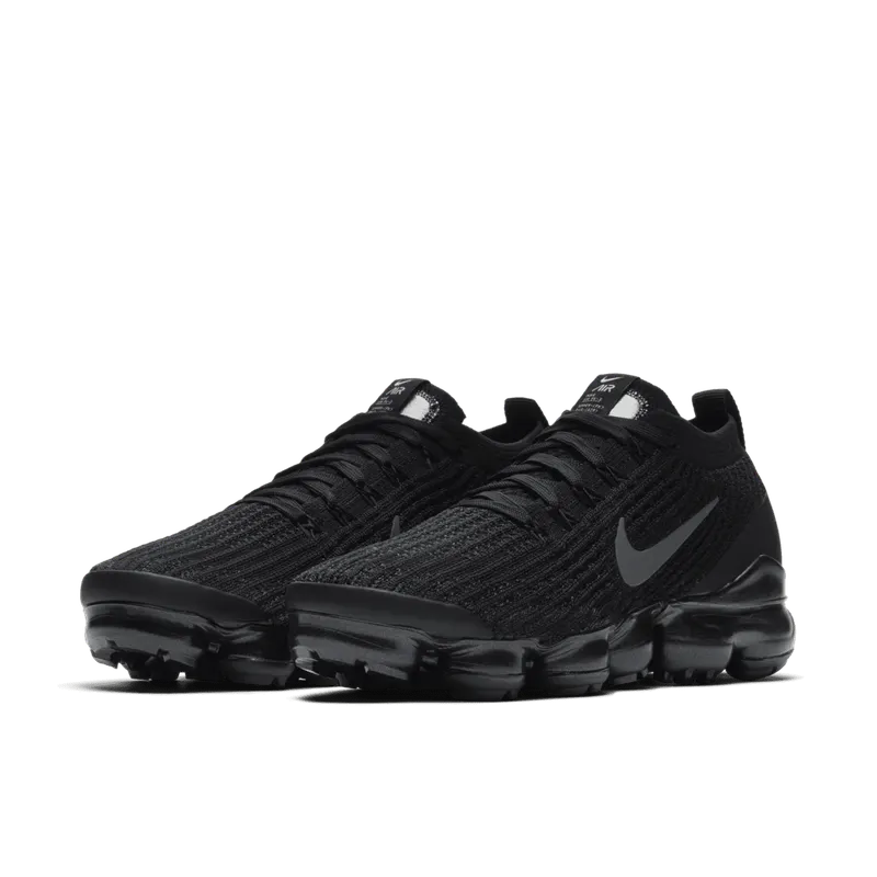 Nike Air VaporMax Flyknit 3 Triple Black (W) Black/White-Metallic Silver-Anthracite (AJ6910-002)