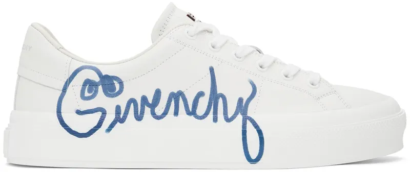 Givenchy White & Blue City Sport Print (BH005VH17D)