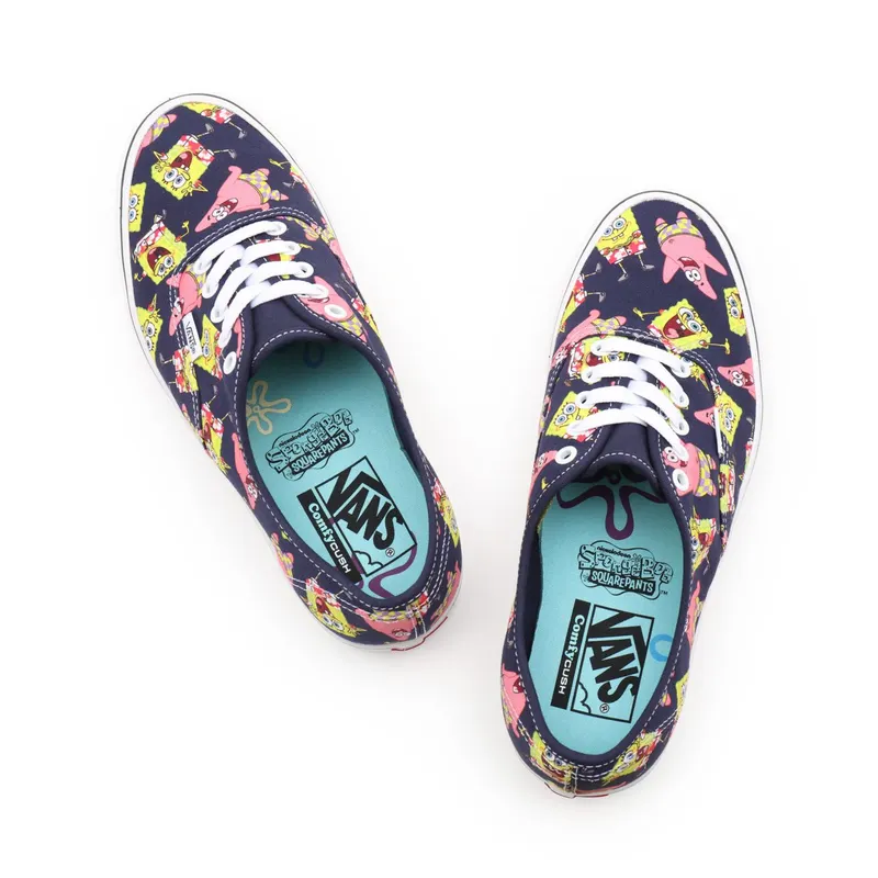 VANS Vans X Spongebob Comfycush Authentic Shoes Black (VN0A3WM7YZ1)