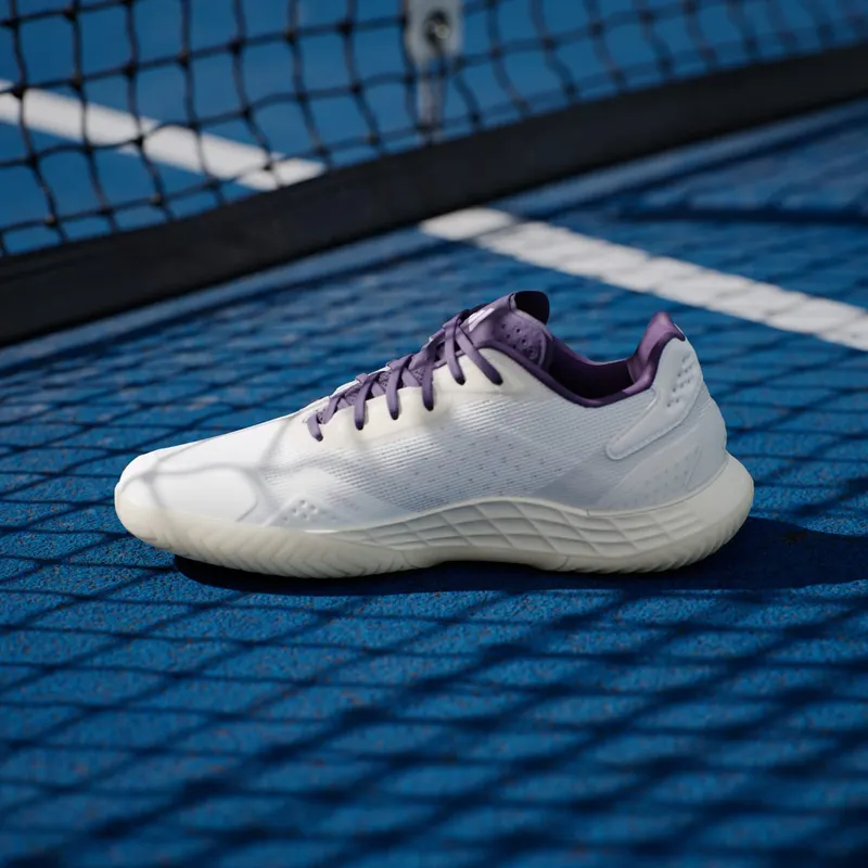 Adidas Defiant Speed 2 Tennis Shoes Cloud White / Powder Plum / Aurora Plum (JQ6350)