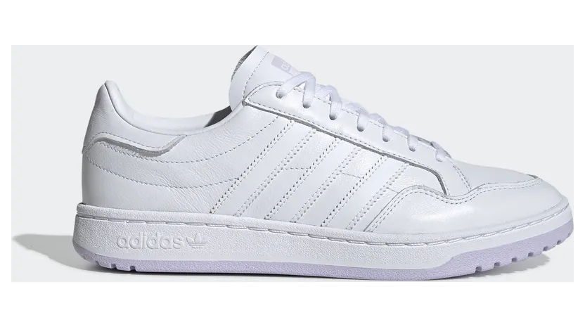 adidas Team Court Schuh Cloud White / Cloud White / Purple Tint (EG9825)