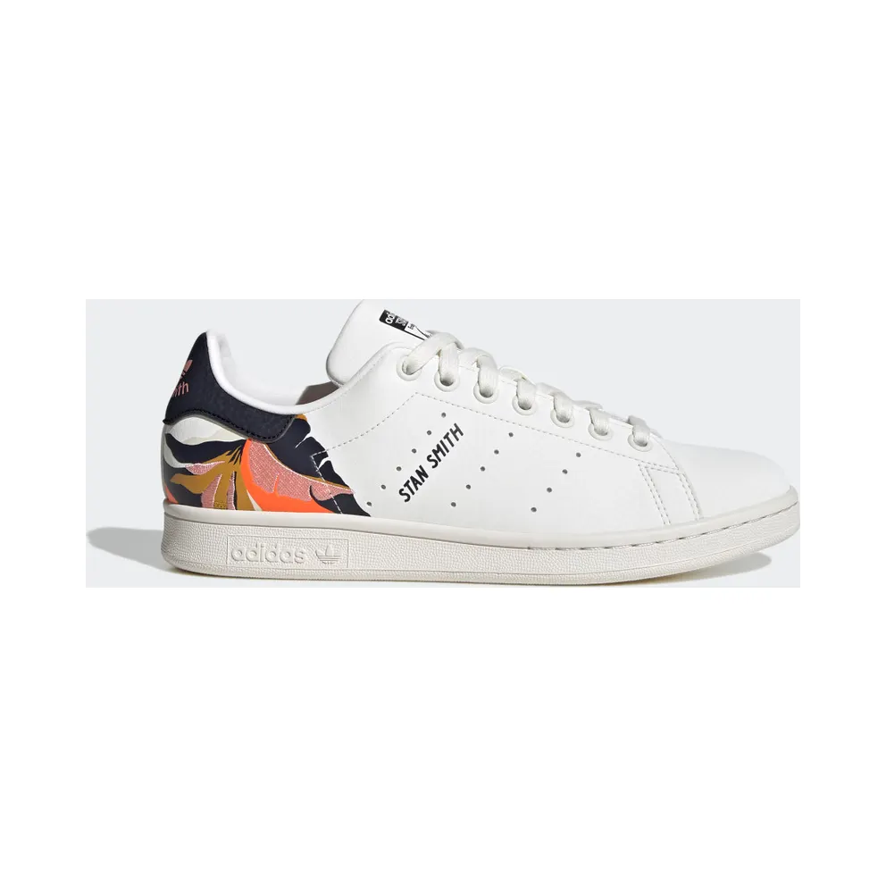 adidas Stan Smith Schuh Core White / Legend Ink / Orange (GV7082)