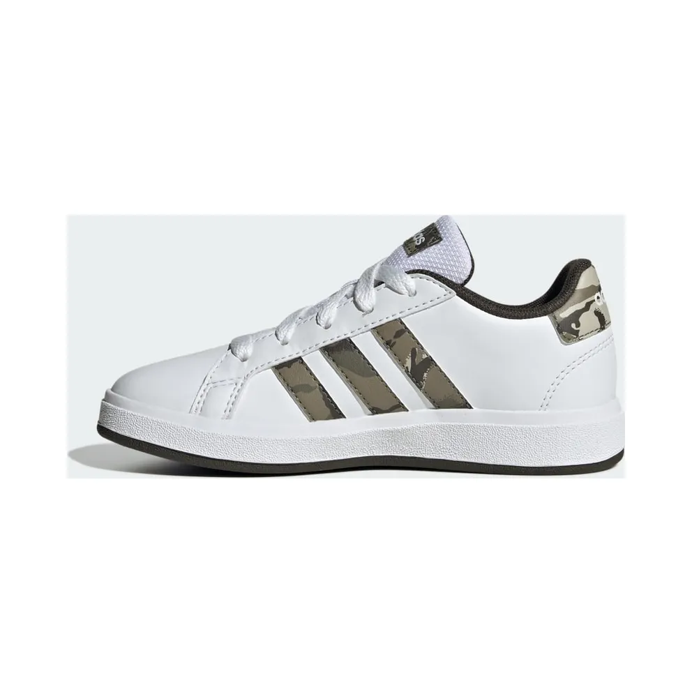 adidas Grand Court 2.0 Kids Cloud White / Olive Strata / Shadow Olive (IF3669)