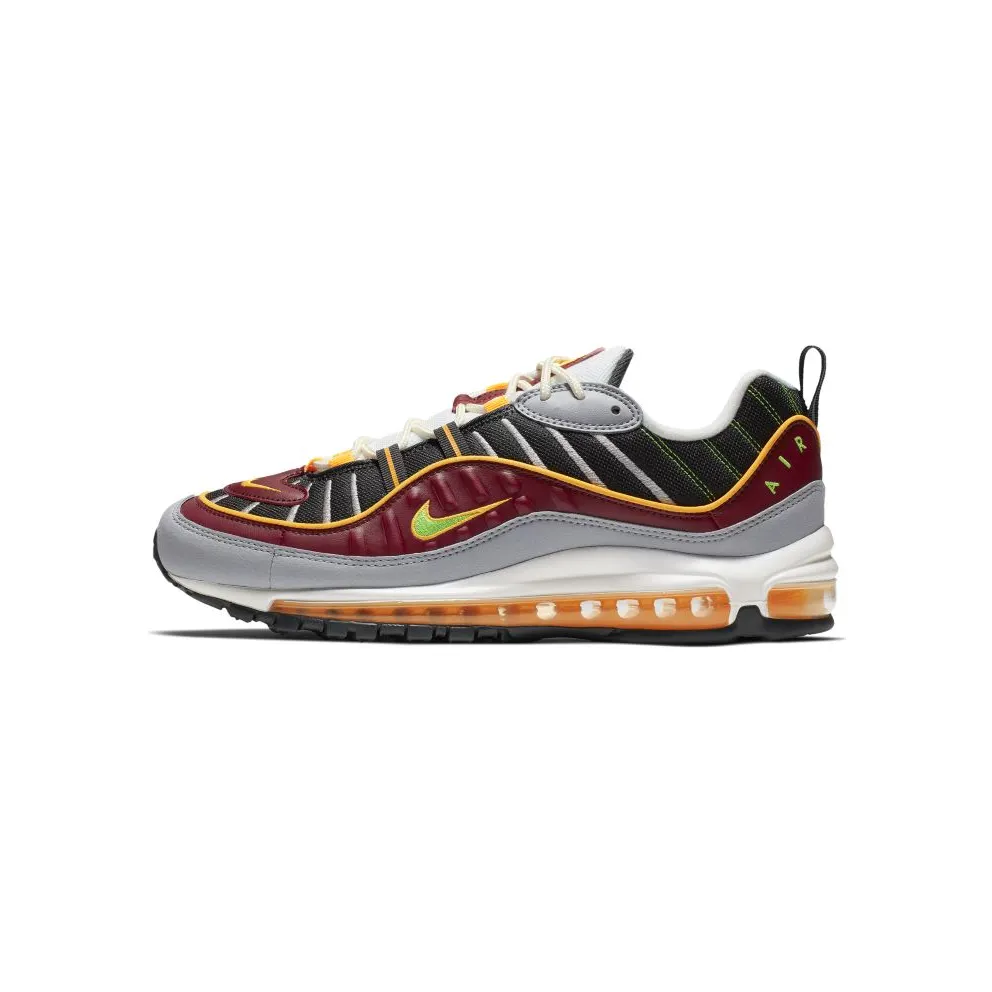 Nike Air Max 98 Team Red Green Strike Team Red/Green Strike-Wolf Grey-Summit White-Anthracite-Laser Orange (640744-603)