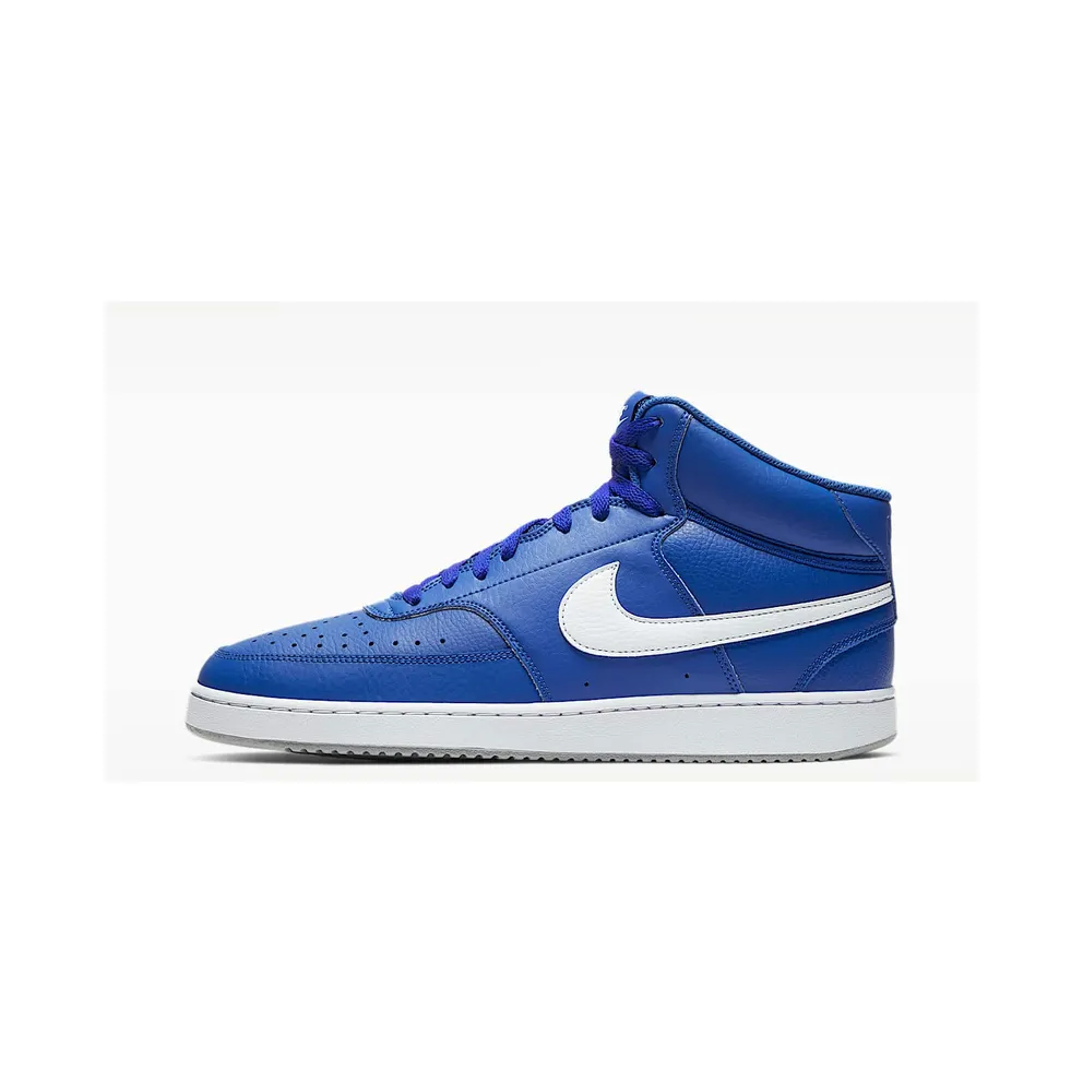 Nike Court Vision Mid “Hyper Blue / Light Smoke Grey / White” (CD5466-400)