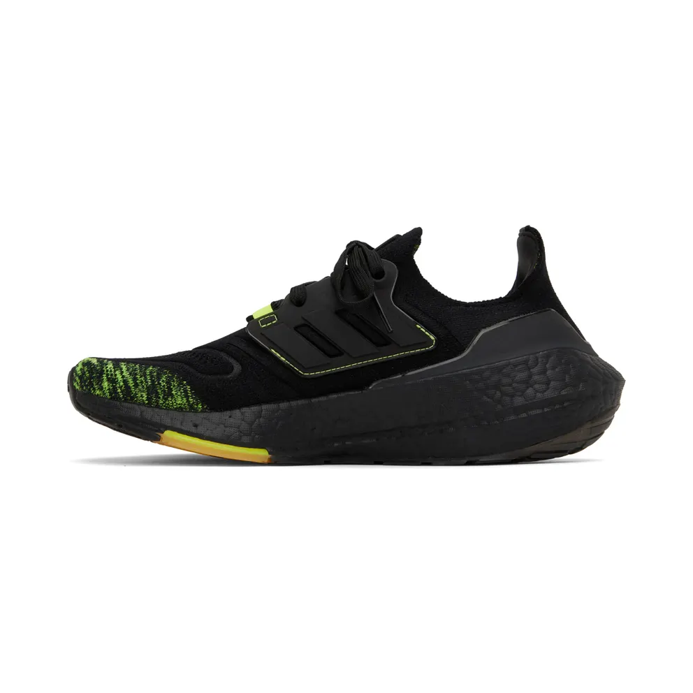 Adidas Ultraboost 22 Core Black / Core Black / Solar Yellow (GX5915)