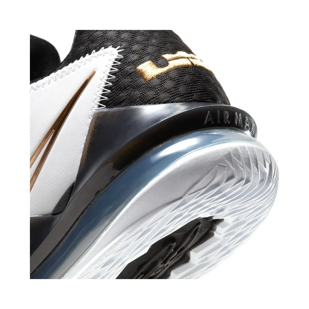 Nike LeBron Seventeen Low White / Metallic Gold / Black (CD5006-101)
