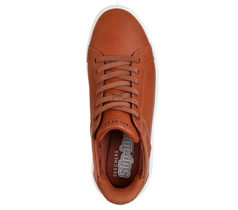 Skechers Slip-ins: Court Break – Double Vented Sneaker Cognac