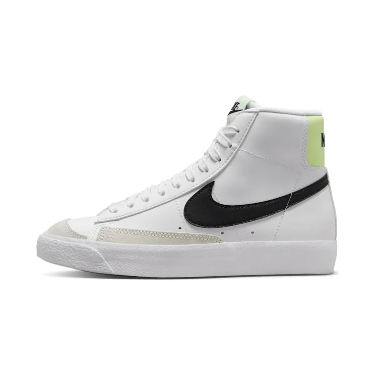 Nike Blazer Mid 77 White Black Fluorescent Green “White / Barely Volt / Black” (DA4086-109)