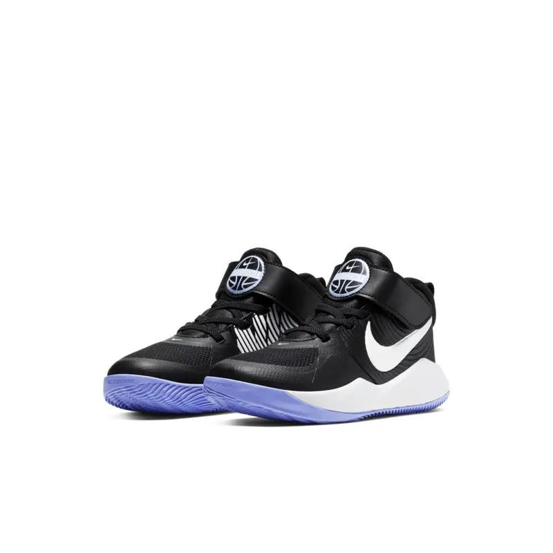 Nike Team Hustle D 9 Black Light Thistle (PS) Black/Light Thistle/White (AQ4225-009)