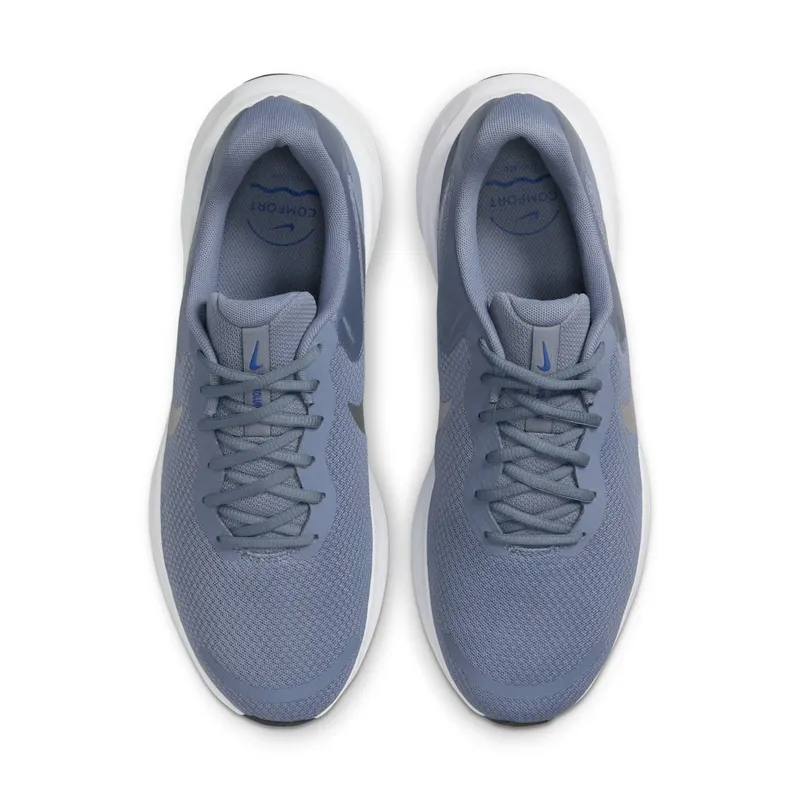 Nike Revolution 7 Ashen Slate White Hyper Royal Metallic Silver (FB2207-403)