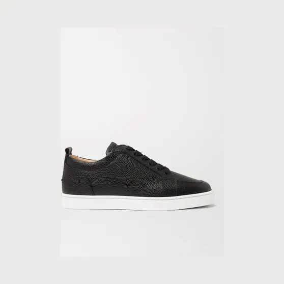 Christian Louboutin Rantulow Full-Grain Leather Sneakers Black (11880255)