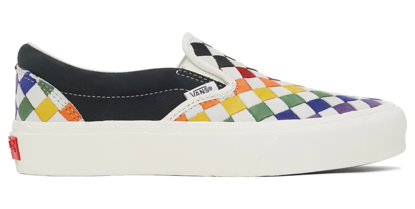 Vans Multicolor Suede Pride Classic Slip-On VLT LX Sneakers (VN0A3QXY5A8)