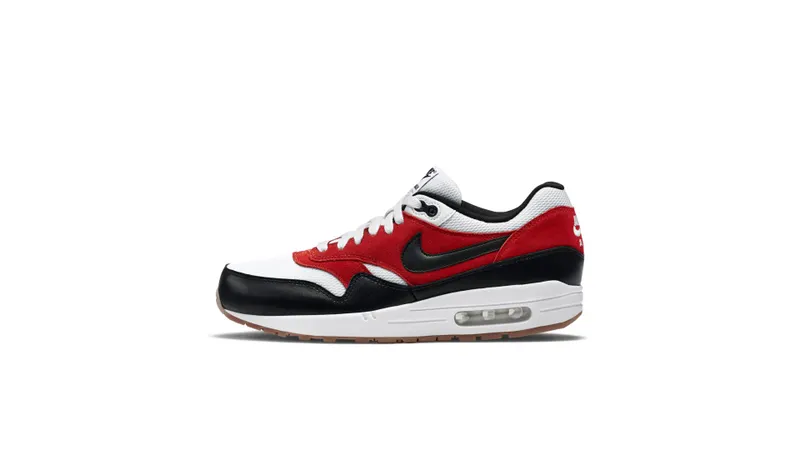 Nike Air Max 1 White Gamma Orange White/Black-Gamma Orange (537383-122)