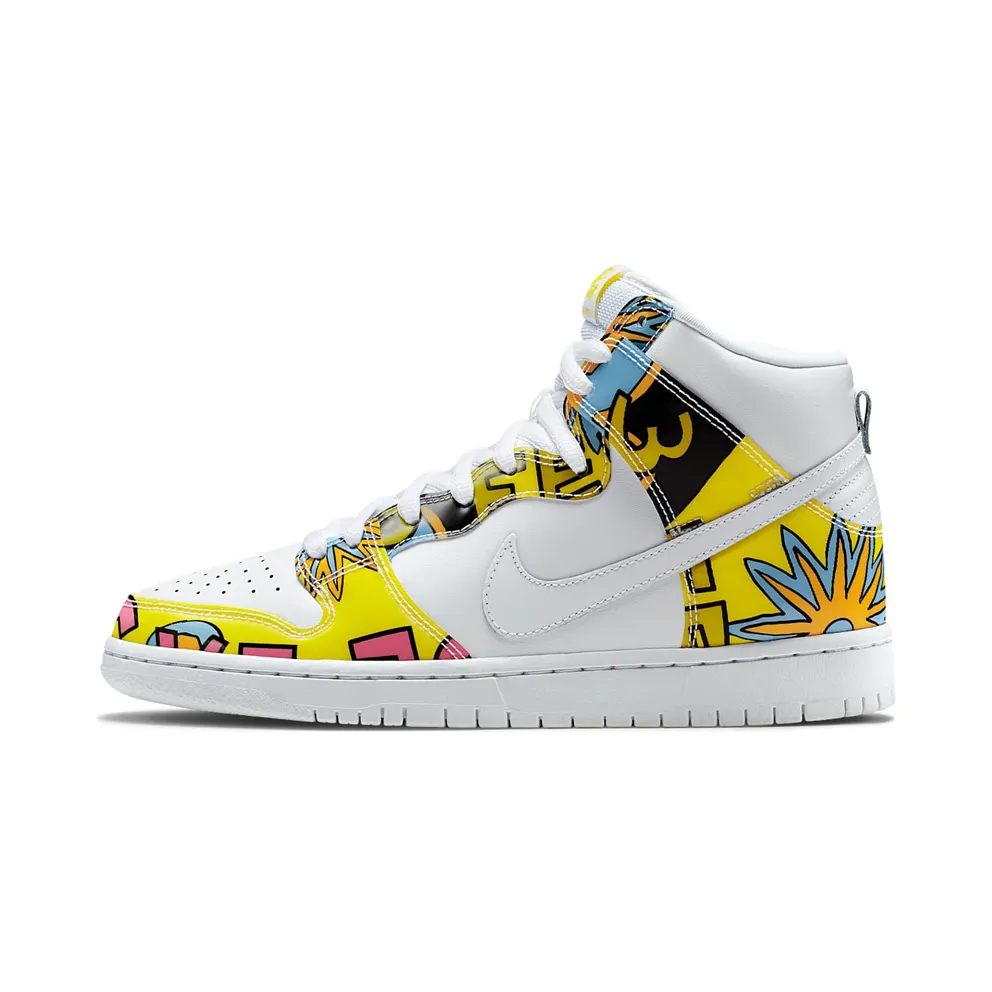 Nike Dunk SB High De La Soul (2015) White/Firefly (748751-177)