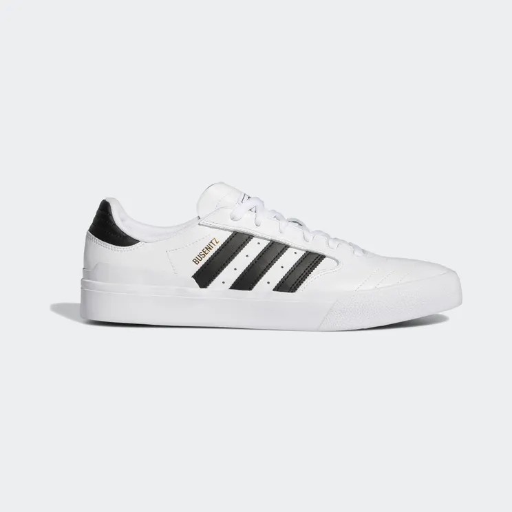 adidas Busenitz Vulc II Cloud White / Core Black / Gold Metallic (H04887)