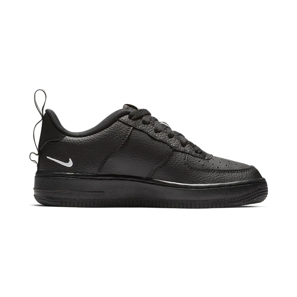 Nike Air Force 1 Utility Black White (GS) Black/White-Tour Yellow (AR1708-001)