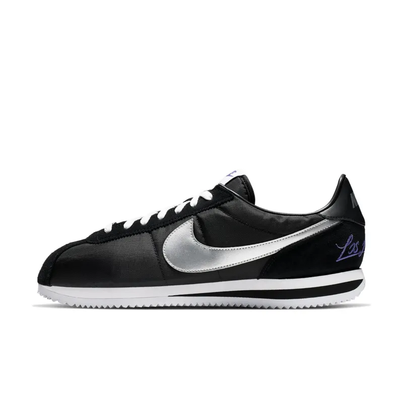 Nike Cortez Los Angeles Black Black/Metallic Silver-White (CI9873-001)