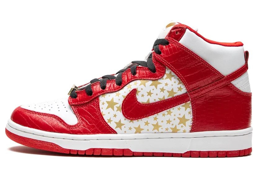 Nike Dunk High Pro SB Supreme Red Stars