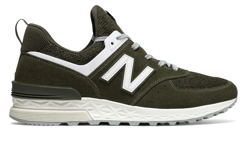 New Balance 574 Sport Green/White Green/White (MS574BM)
