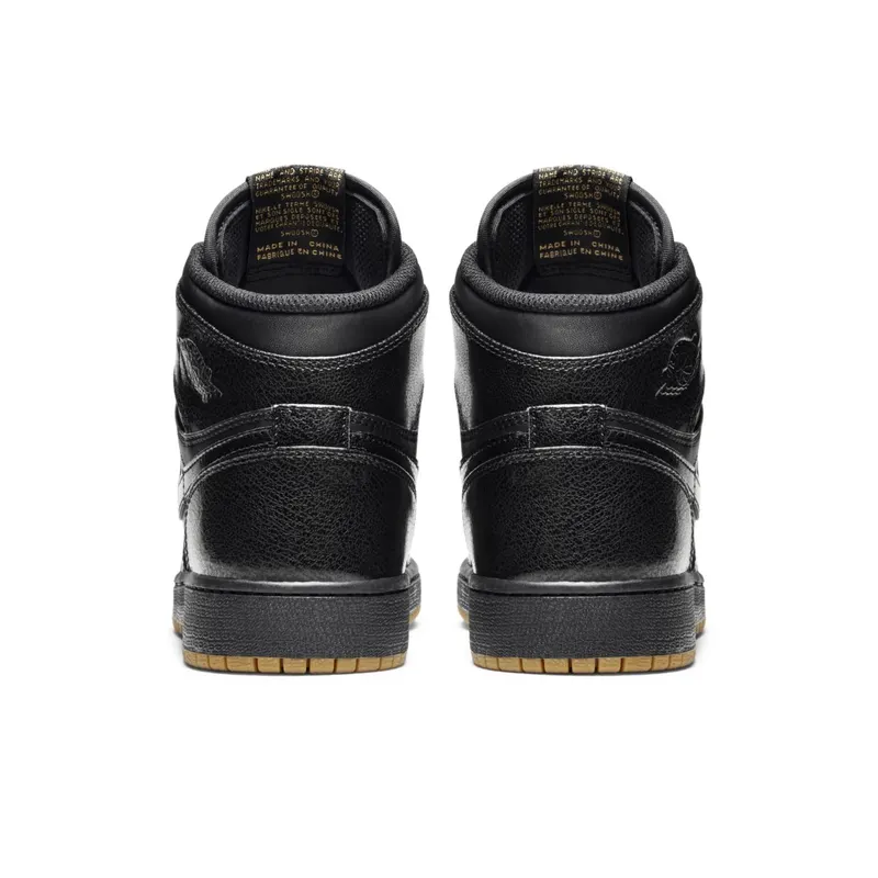 Jordan 1 Retro Black Gum (GS) Black/Black-Gum Light Brown (575441-020)