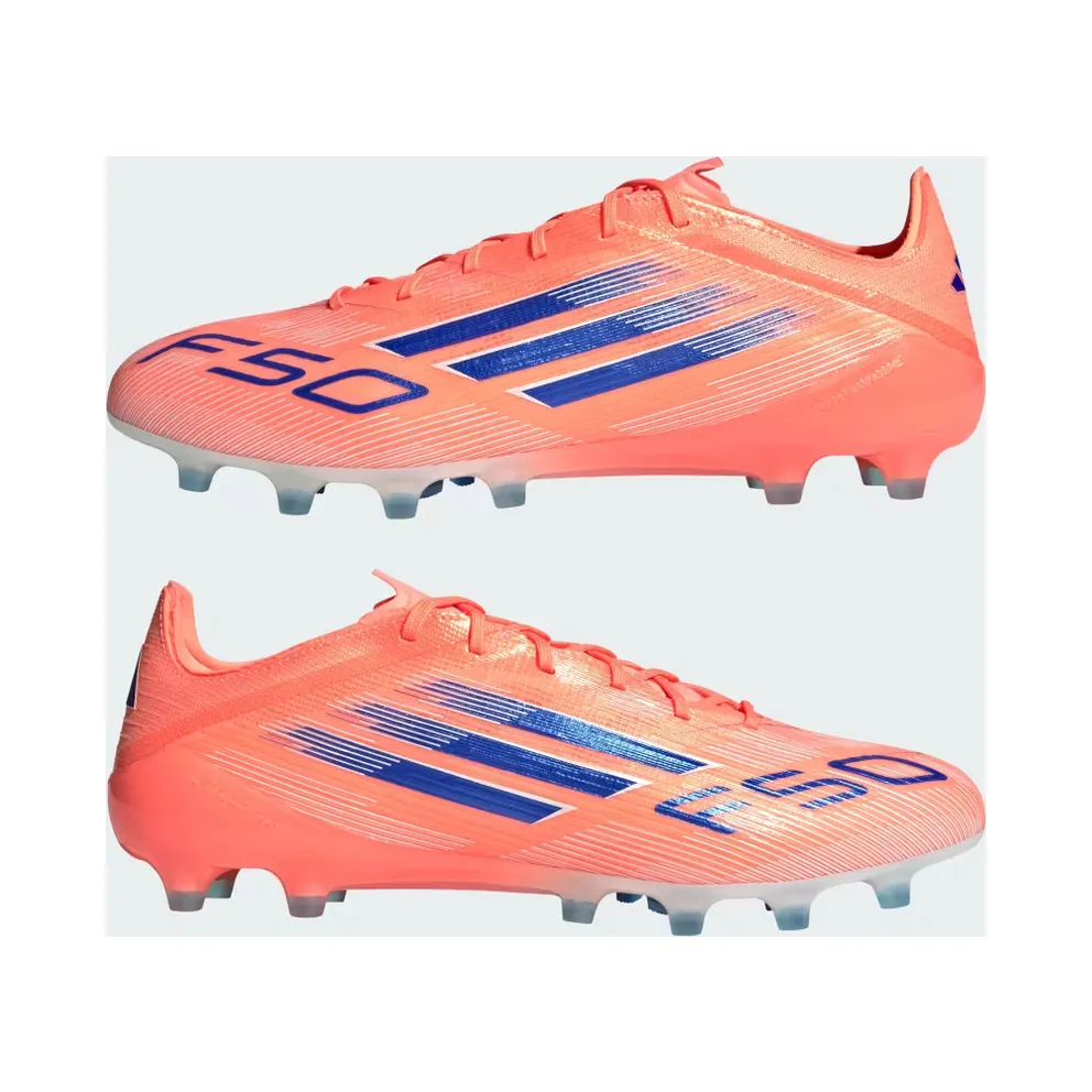 adidas F50 Elite Artificial Grass Boots “Beam Orange / Lucid Blue / Cloud White” (JH7637)