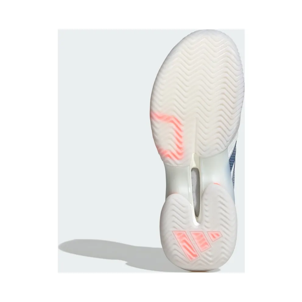 Adidas Barricade 14 Tennis Shoes Cloud White / Halo Blue / Beam Orange (JR1765)