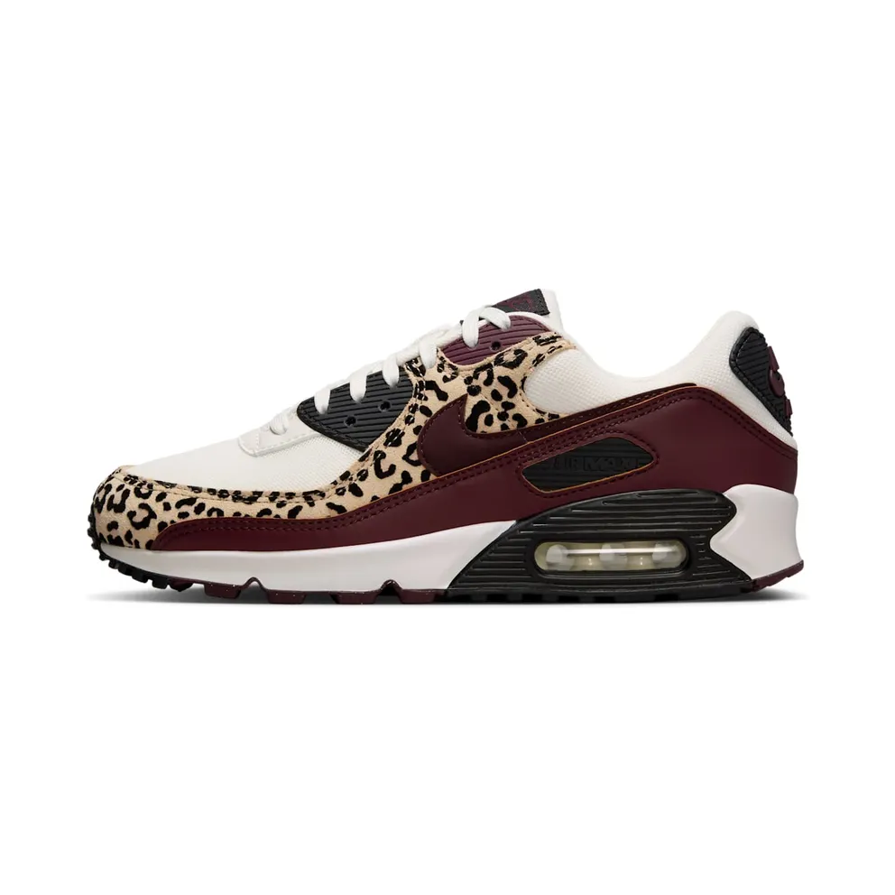 Nike Air Max 90 “Leopard – Burgundy” (IF1619-102)