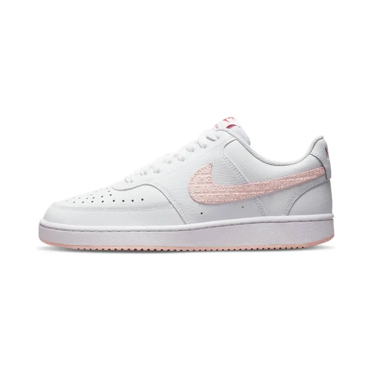 Nike Court Vision LOen “White / University Red / Sail / Atmosphere” (DQ9321-100)