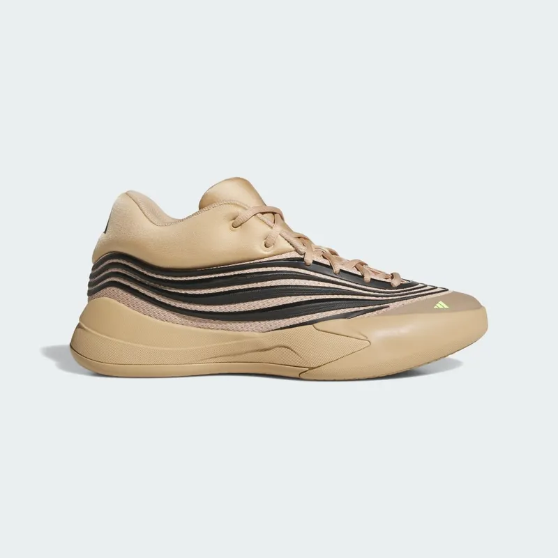 Adidas Dame X Warm Sandstone / Core Black / Lucid Lemon (KJ4399)