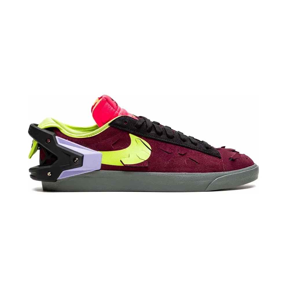 Nike x Acronym Blazer Low Night Maroon sneakers – Rood (DN2067)