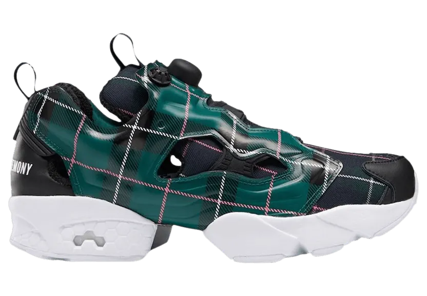 Reebok Instapump Fury Opening Ceremony Plaid Green Green/Blue-Black (Other Brands Reebok)