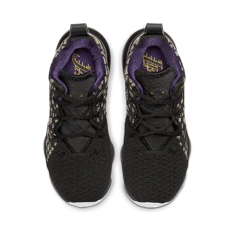 Nike LeBron 17 Lakers (PS) Black/White-Eggplant-Amarillo (BQ5595-004)