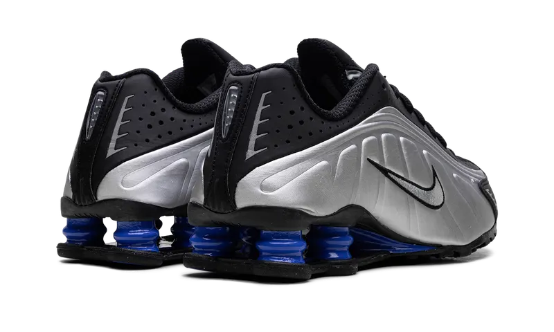 Nike Shox R4 “Metallic Silver Black Racer Blue” (AR3565-006)