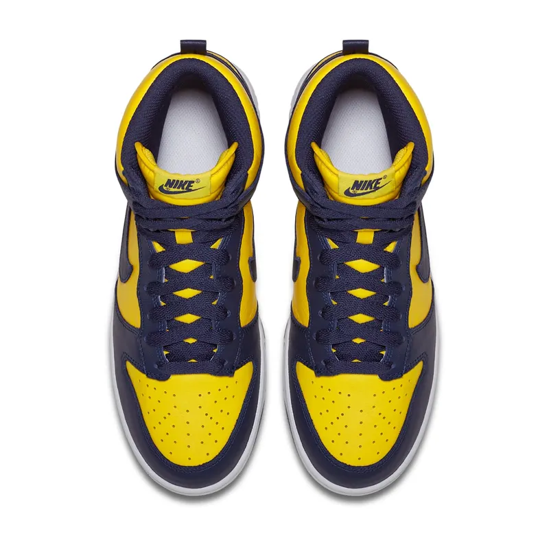 Nike Dunk High Michigan Varsity Maize/Midnight Navy (850477-700)
