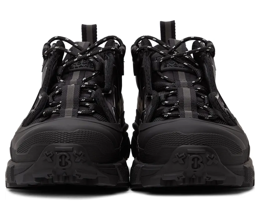Burberry Black Check Technical Arthur Sneakers (8042584) (2)