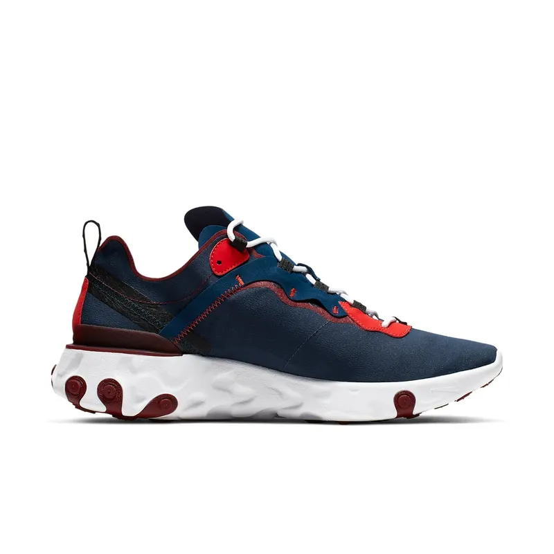 Nike React Element 55 Rabid Panda Blue Void/Team Red-White-Habanero Red (CJ0769-400)
