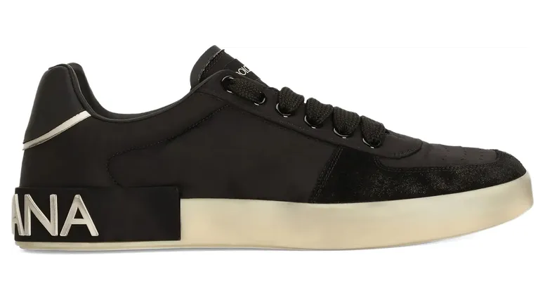 Dolce & Gabbana Portofino Nylon and Split Calfskin “Black” (CS2392 A0136 8B956)