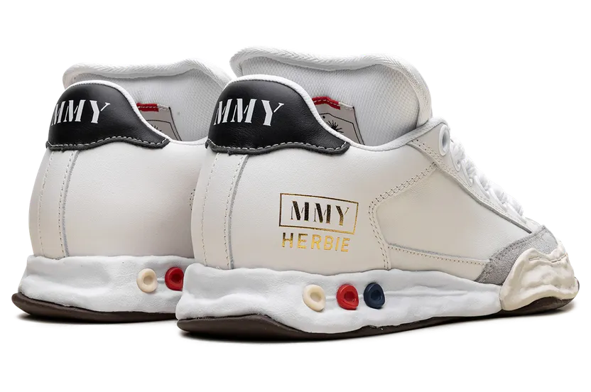 Maison Mihara Yasuhiro Puffer OG Sole Leather Low “WHITE” (A12FW712-WHT) (2)