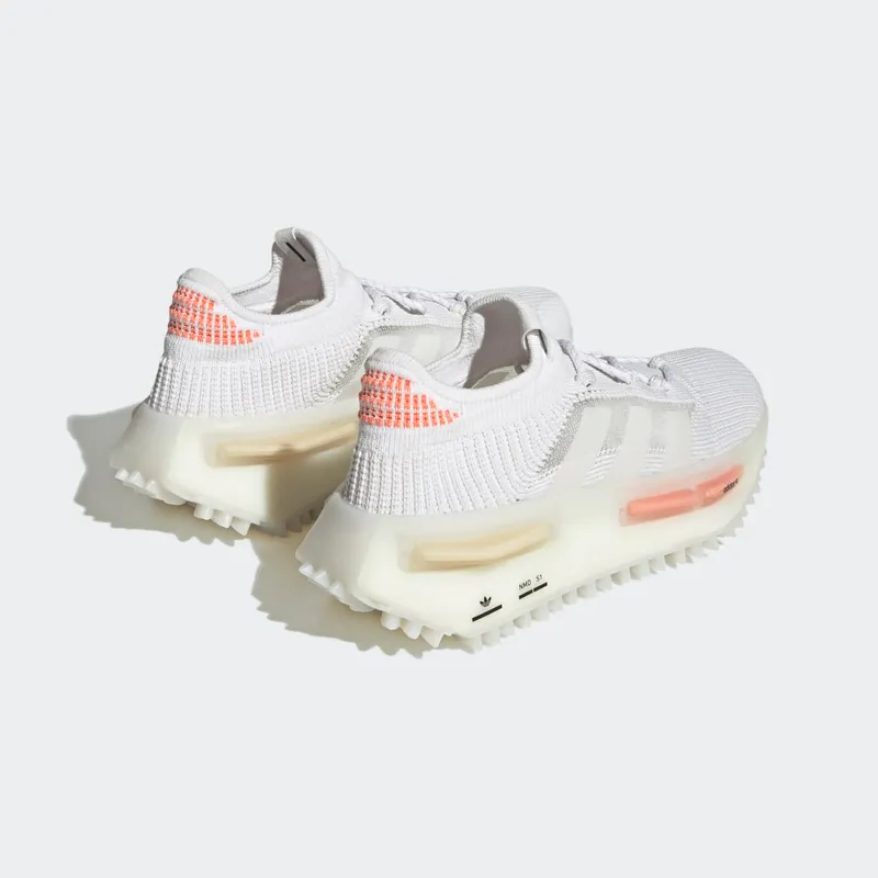 adidas NMD_S1 Cloud White / Off White / Coral Fusion (HQ4465)