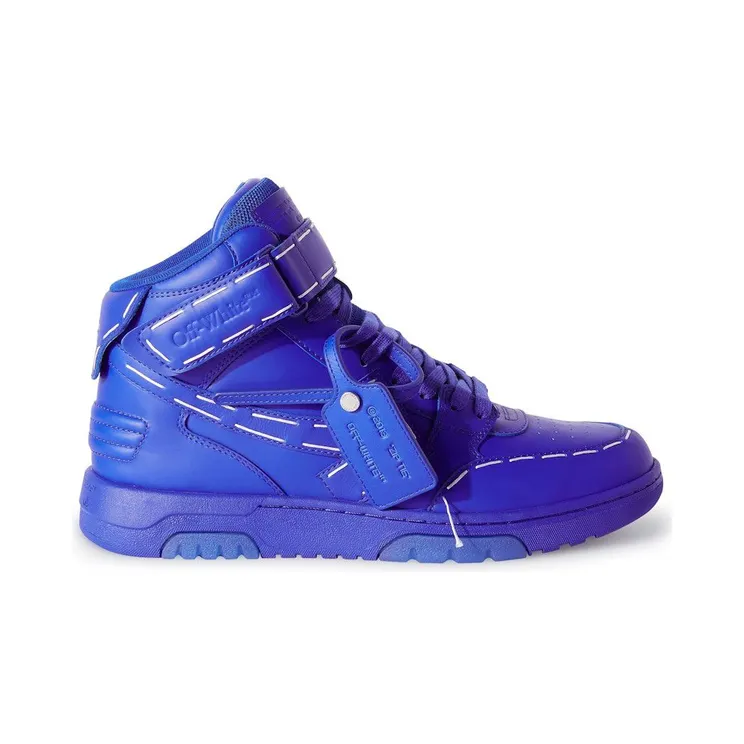 OFF-WHITE Out Of Office Low Sartorial Stitching Mid Top Blue (OMIA259S23LEA0024848)