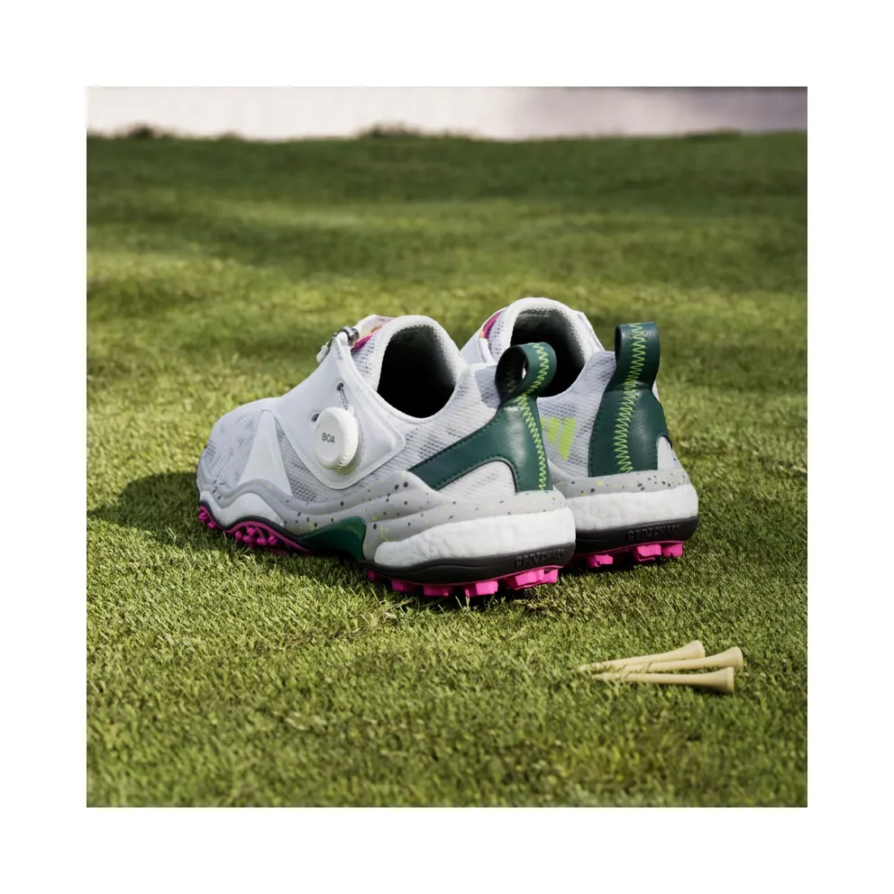 adidas Codechaos BOA 25 Golf Cloud White Silver Metallic Collegiate Green (IG8751)