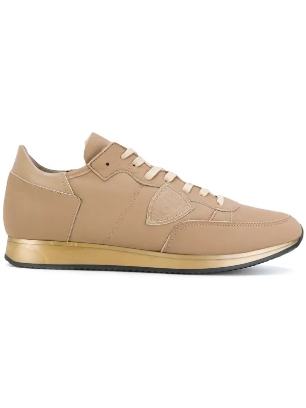 Philippe Model Paris mit Metallic-Sohle – Brown (TRLUAM19)