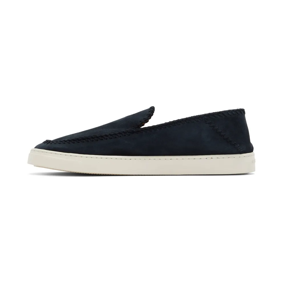 Giorgio Armani Navy Suede Slip-On (X2X141 XM968)