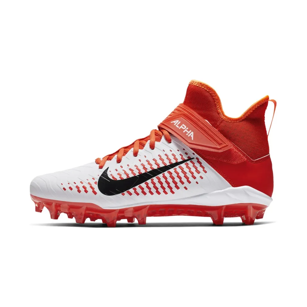 Nike Alpha Menace Pro 2 Mid White Team Orange White/Team Orange/Total Orange (AQ3209-107)