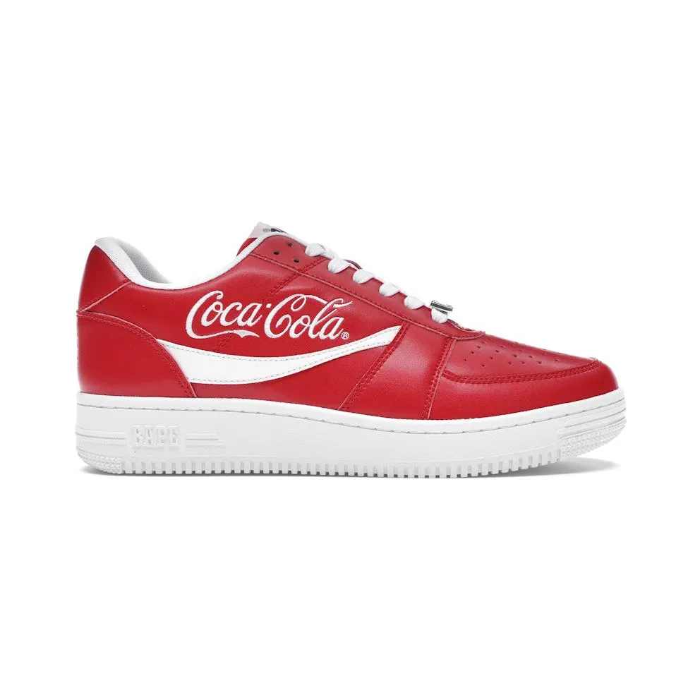 A Bathing Ape Bape Sta Low Coca-Cola Red (1G23191913-RED)