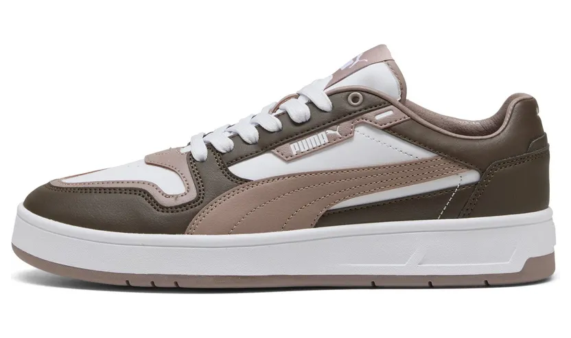 Puma Court Classic Street “Puma White / Sandstone / Chocolate” (400196_15)